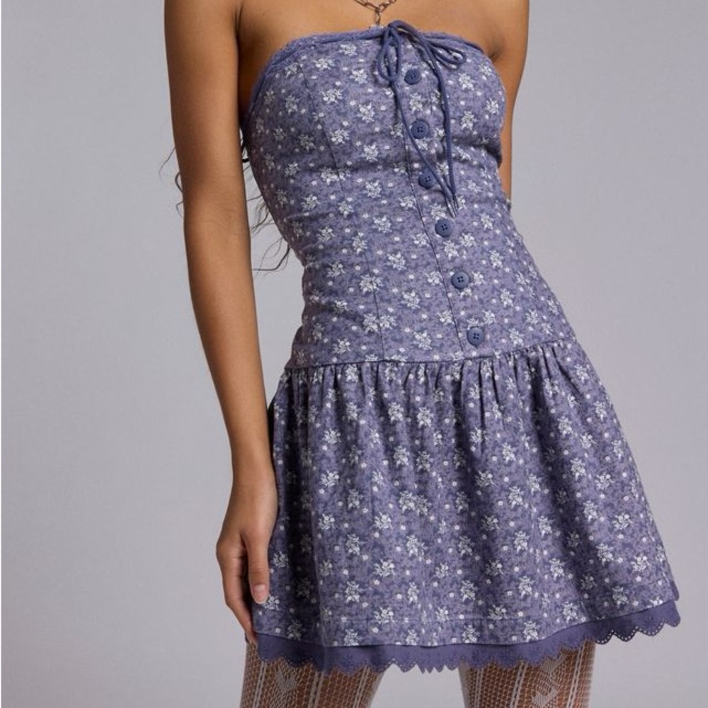 UO Kimchi Blue Mini Dress - Picture 1 of 3